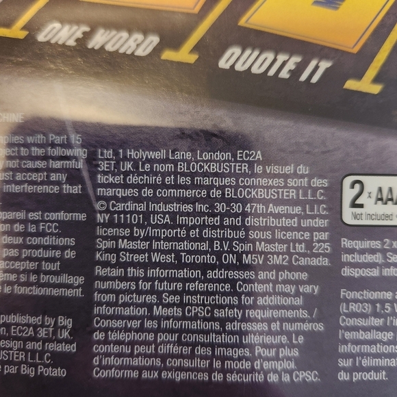 Blockbuster Party Game Board Game New Sealed Ages 12+ For 4+ Players - Picture 6 of 12